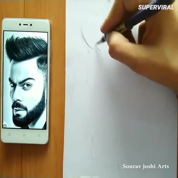 Saurav joshi vs Draw with Shivam sk South Indian ectress nithya menon  realistic drawing art channel saurav joshi arts full time video  video  Dailymotion